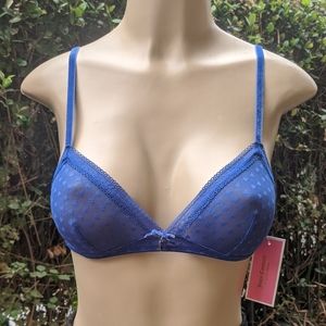 'Juicy Couture' Blue Lace Bralette (M)